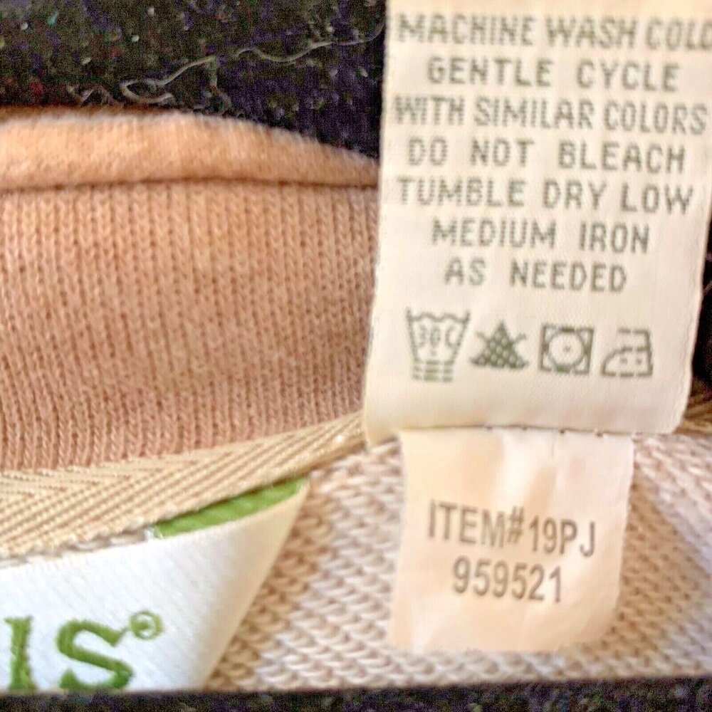 Orvis Womens Tan Asymmetrical Zip Jacket Small Cotton Blend - Picture 5 of 8